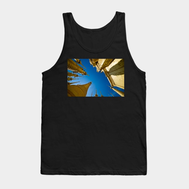 The sky seen from temples in Bagan, Myanmar Tank Top by Lieyim